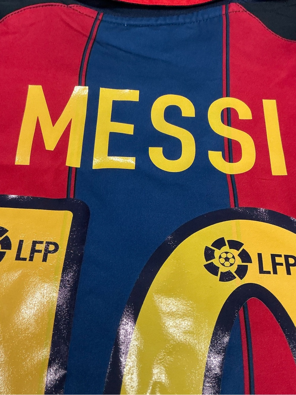 NWT FC Barcelona Messi #10 Retro Home Jersey - Nike size Extra Large - Picture 6 of 11